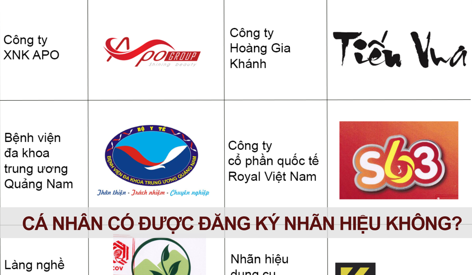 Cá nhân có được đăng ký nhãn hiệu không? Quy định & Thủ tục mới nhất