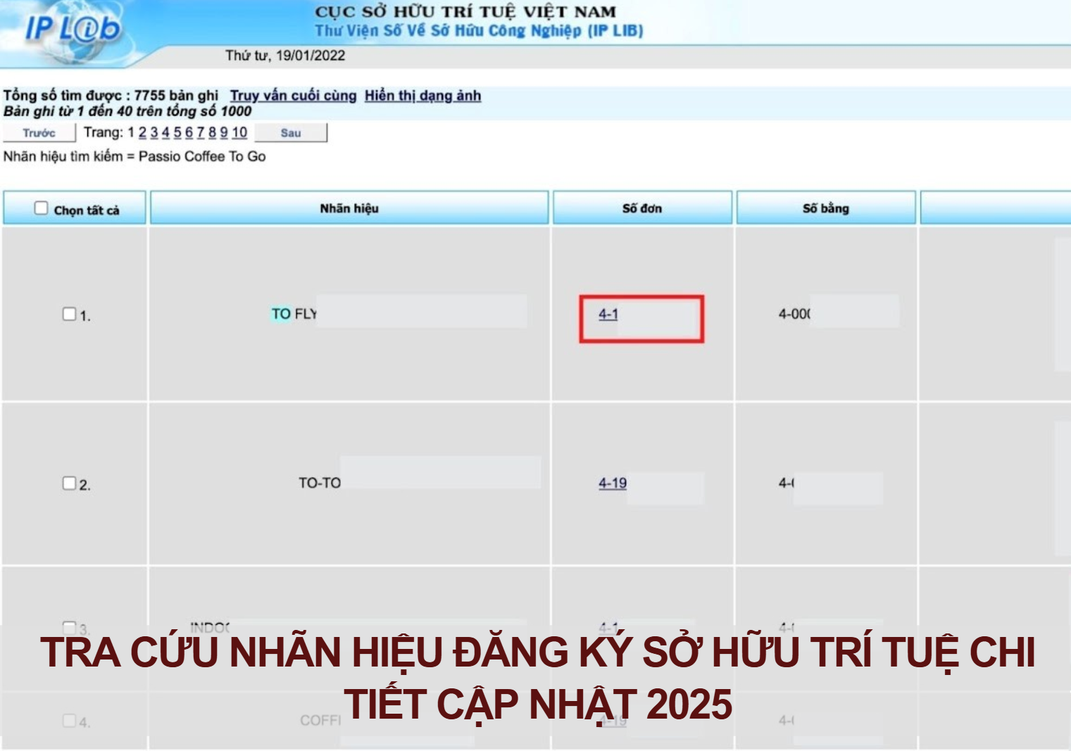 Hướng dẫn tra cứu nhãn hiệu đăng ký sở hữu trí tuệ chi tiết cập nhật 2025