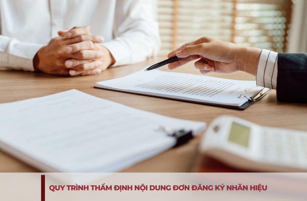 Tham dinh noi dung don dang ky nhan hieu
